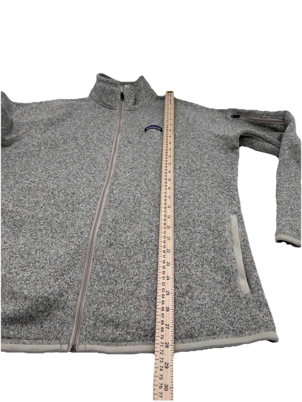 Patagonia Women's Better Sweater Full-Zip Knit Fleece Jacket Grey XXL - Picture 7 of 12